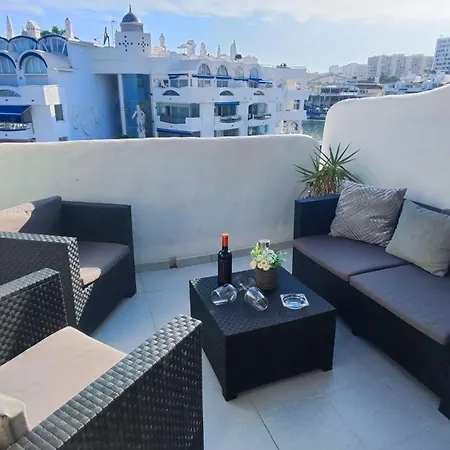 In Puerto Marina With Beautiful Views Of The Sea And The Boats *